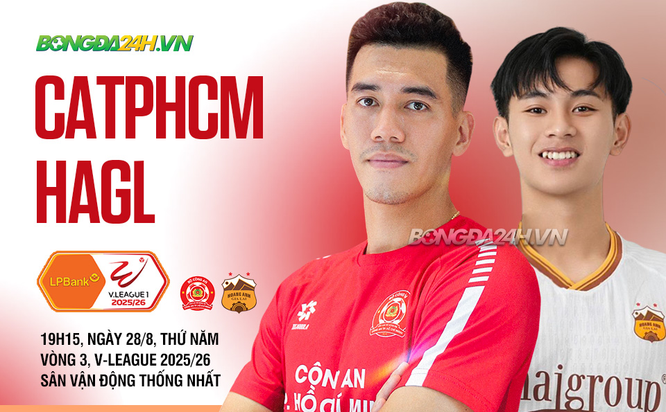 Trận đấu giữa CATPHCM và HAGL