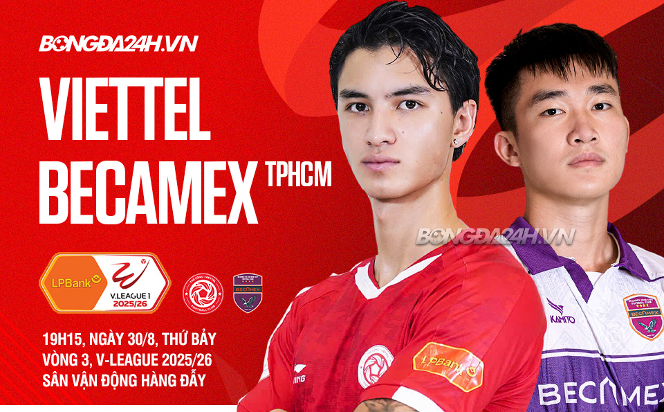 Trận đấu Thể Công Viettel vs Becamex TPHCM