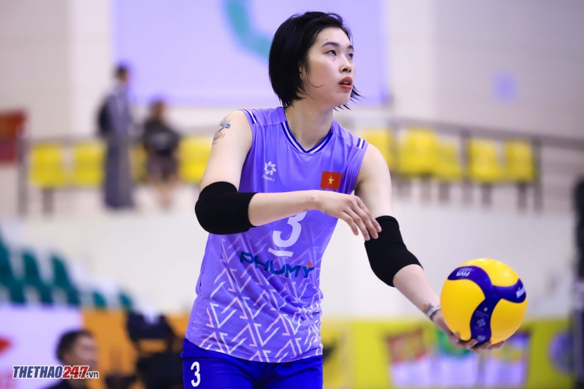 Thanh Thúy và đồng đội VTV Bình Điền Long An