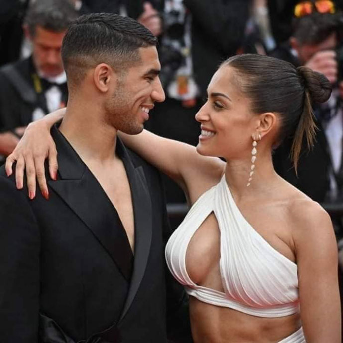 Ảnh Hakimi và Hiba Abouk
