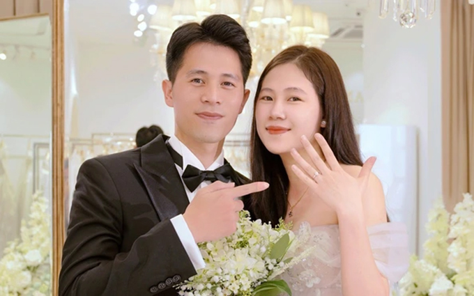 Hình ảnh Đình Trọng và Huyền Trang