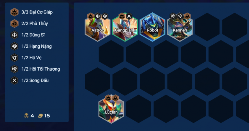 Giai đoạn đầu game đội hình Ekko Phù Thủy Isekai