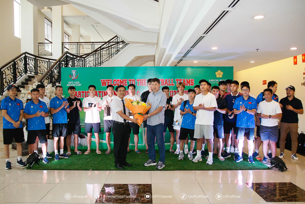 U23 Việt Nam tại khách sạn Phú Thọ