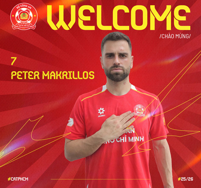 Chân dung tiền vệ Peter Makrillos