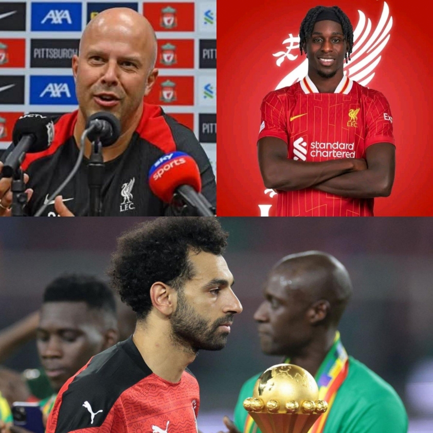 Arne Slot và Jeremie Frimpong