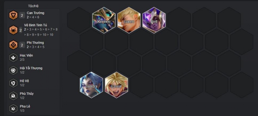 Khởi đầu trận đấu bằng Syndra và Ezreal để gây sát thương