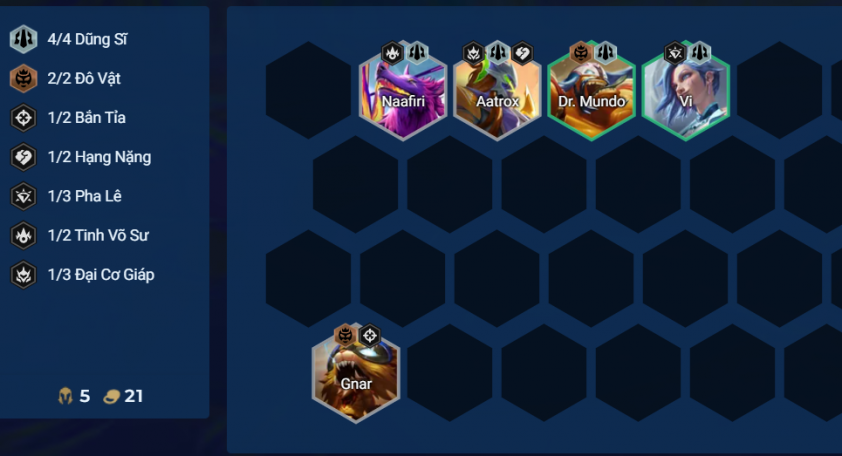 Đội hình đầu game Varus Vệ Binh Tinh Tú DTCL Mùa 15