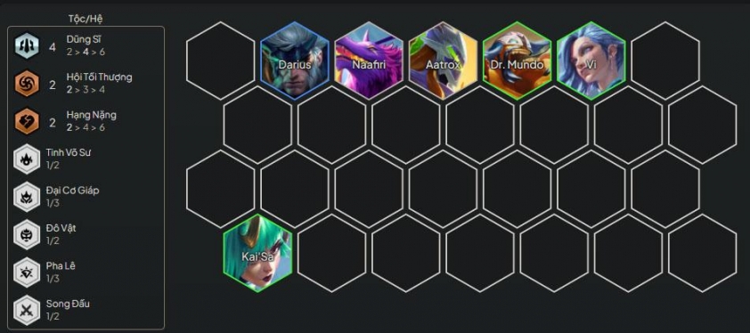 Chiến thuật giữa game chơi Kai'Sa Dũng Sĩ