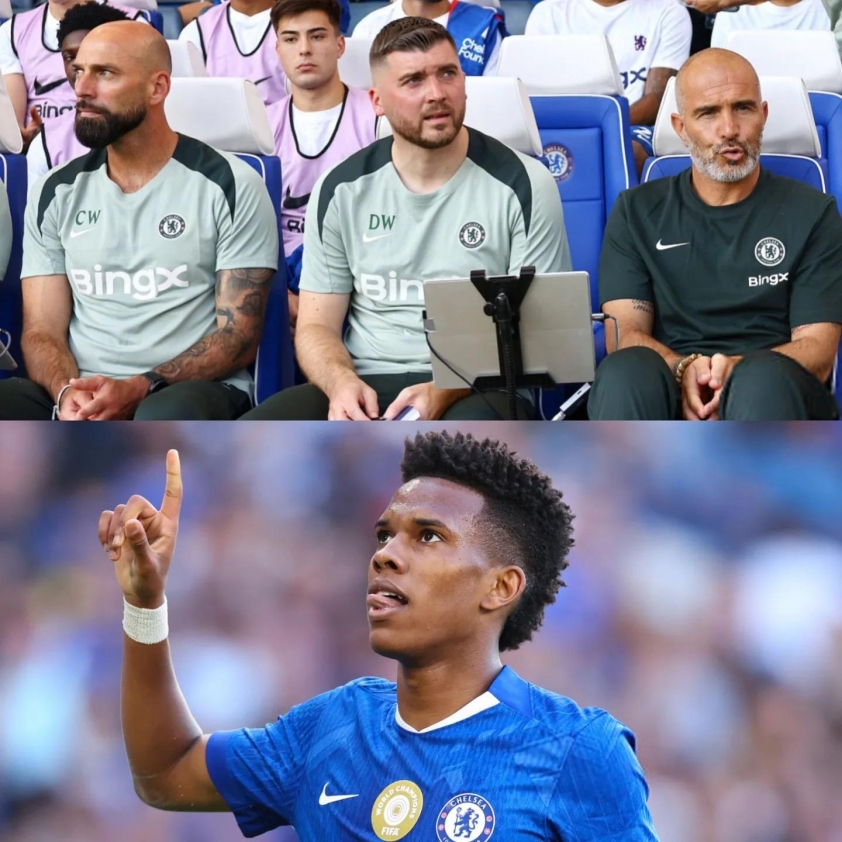 HLV Maresca và Estevao Willian