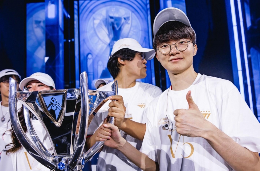 Hình ảnh Faker trong trận đấu