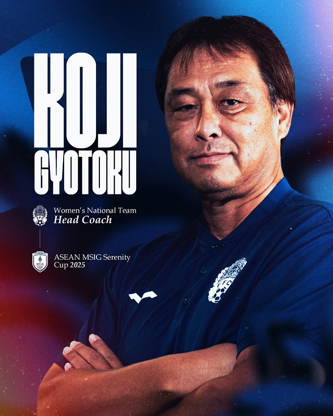 HLV Koji Gyotoku dẫn dắt ĐT nữ Campuchia tại SEA Games 2025: Sứ mệnh khó khăn tại Lạch Tray