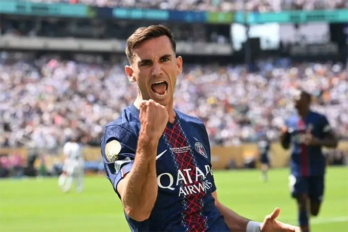 Fabian Ruiz thi đấu xuất sắc tại FIFA Club World Cup 2025