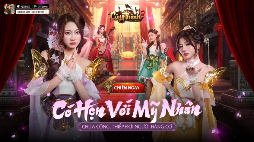 Hình ảnh hai admin nữ xinh đẹp tạo hình cổ trang