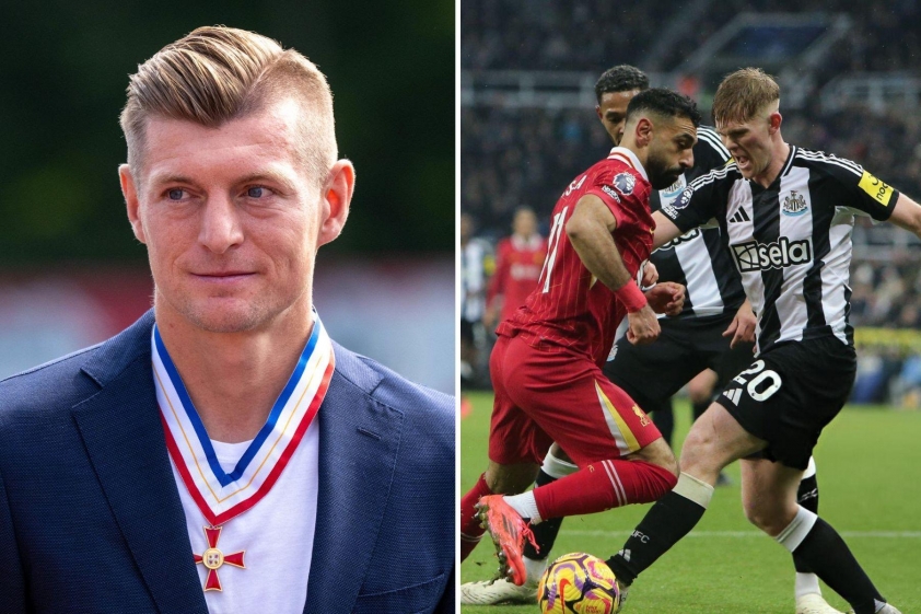 Toni Kroos ấn tượng với Newcastle