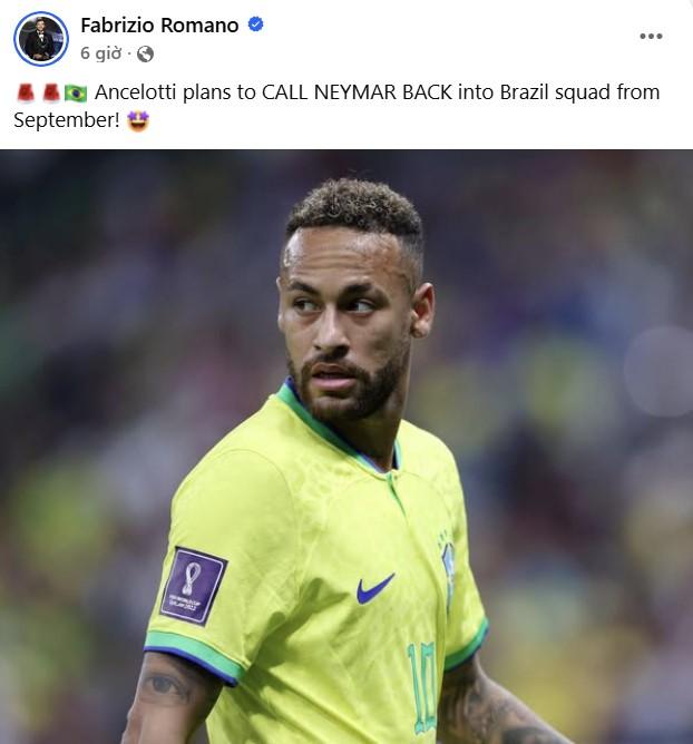 Neymar tỏa sáng rực rỡ, mở ra cánh cửa trở lại ĐTQG Brazil