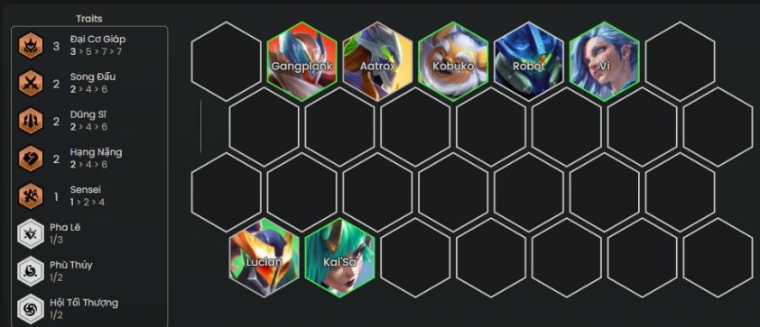 Đội Hình Gangplank Sensei DTCL Mùa 15: Hướng Dẫn Chi Tiết và Mẹo Thắng