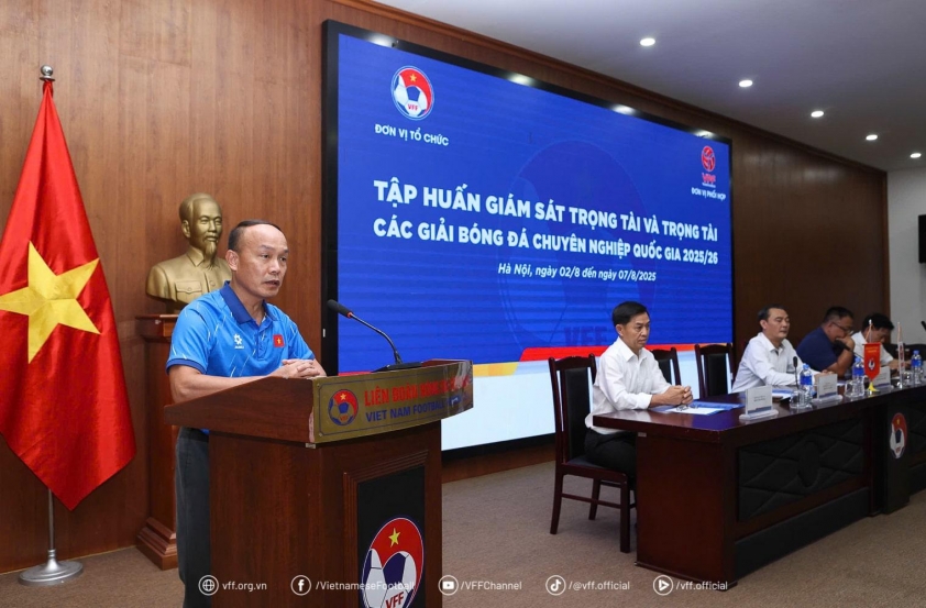 LĐBĐ Việt Nam Tổ Chức Lớp Tập Huấn Trọng Tài và Giám Sát Trọng Tài Mùa Giải 2025-2026