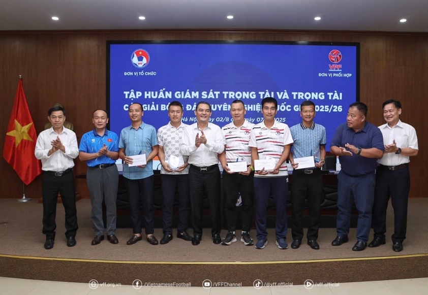 LĐBĐ Việt Nam Tổ Chức Lớp Tập Huấn Trọng Tài và Giám Sát Trọng Tài Mùa Giải 2025-2026