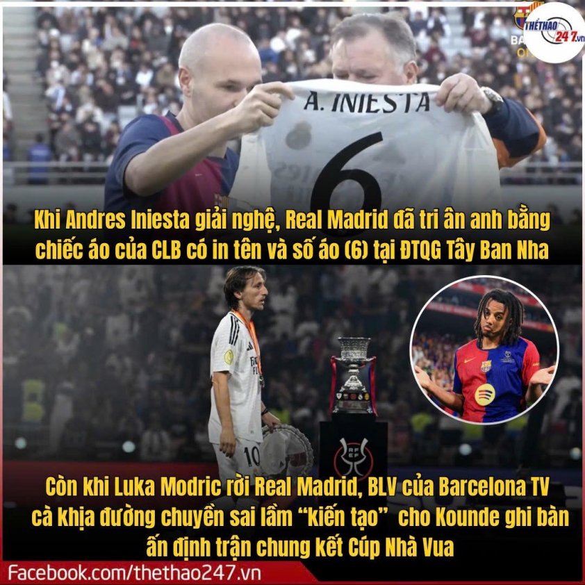 Phát ngôn gây tranh cãi của bình luận viên Barca: Cơn thịnh nộ từ Madridistas và cuộc chiến không hồi kết giữa hai ông lớn