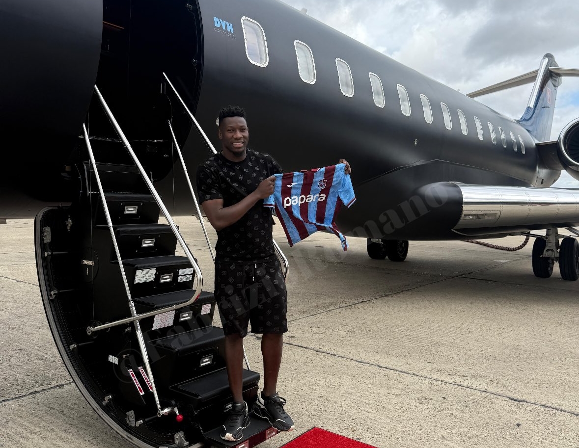 Andre Onana khoác áo Trabzonspor