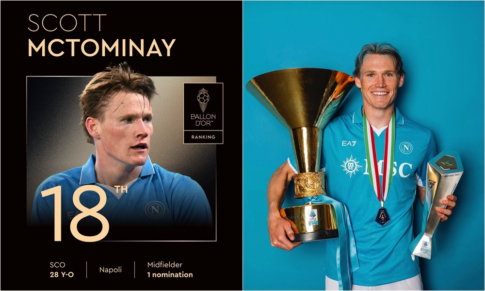 Scott McTominay trong màu áo Napoli