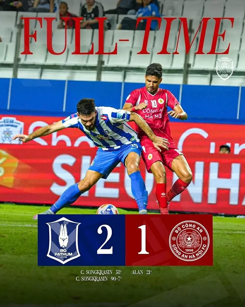 CLB Công an Hà Nội thua đau ở trận mở màn vòng bảng ASEAN Club Championship.