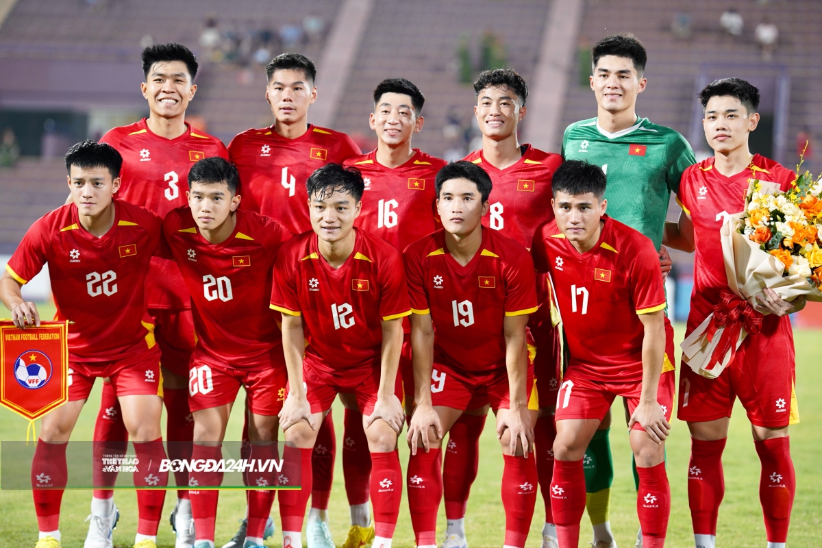 U23 Việt Nam ăn mừng chiến thắng