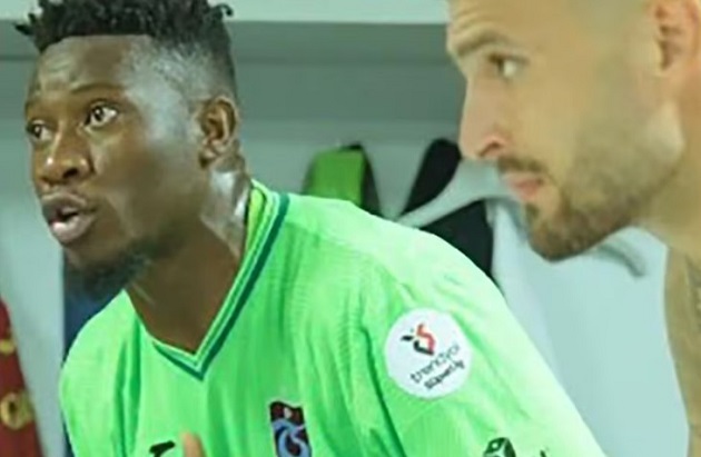 Onana thể hiện vai trò thủ lĩnh ở đội mới.