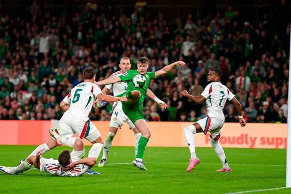Hình ảnh trận đấu giữa Hungary và Ireland