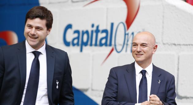 Pochettino và Levy ngày còn ở Tottenham. Ảnh Pochettino và Levy thời còn làm việc cùng nhau tại Tottenham.