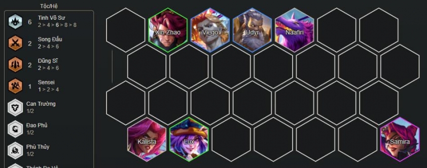 Cuối game đội hình Samira Carry