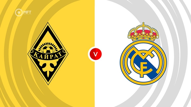 Kairat là đối thủ để Real Madrid tìm lại niềm vui chiến thắng.