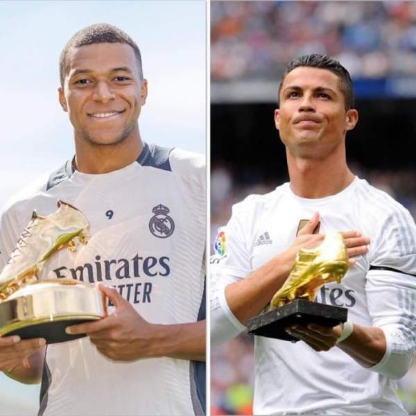 Kylian Mbappe ăn mừng sau khi ghi bàn cho Real Madrid