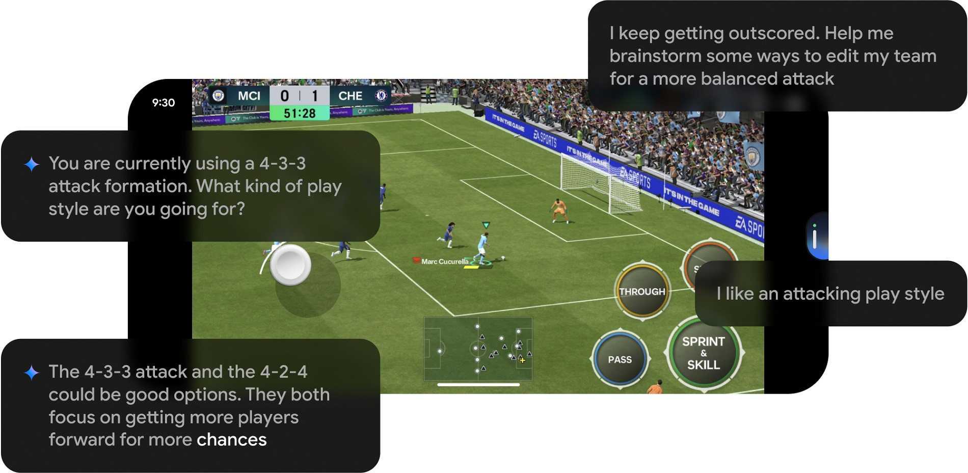 Google Gemini Live đưa ra chỉ dẫn dựa trên bối cảnh game