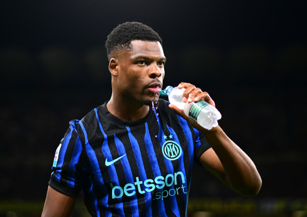Denzel Dumfries trong màu áo Inter Milan