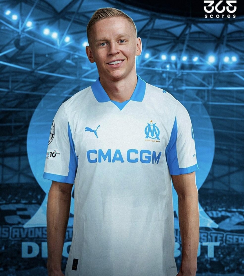 Zinchenko ký hợp đồng với Marseille