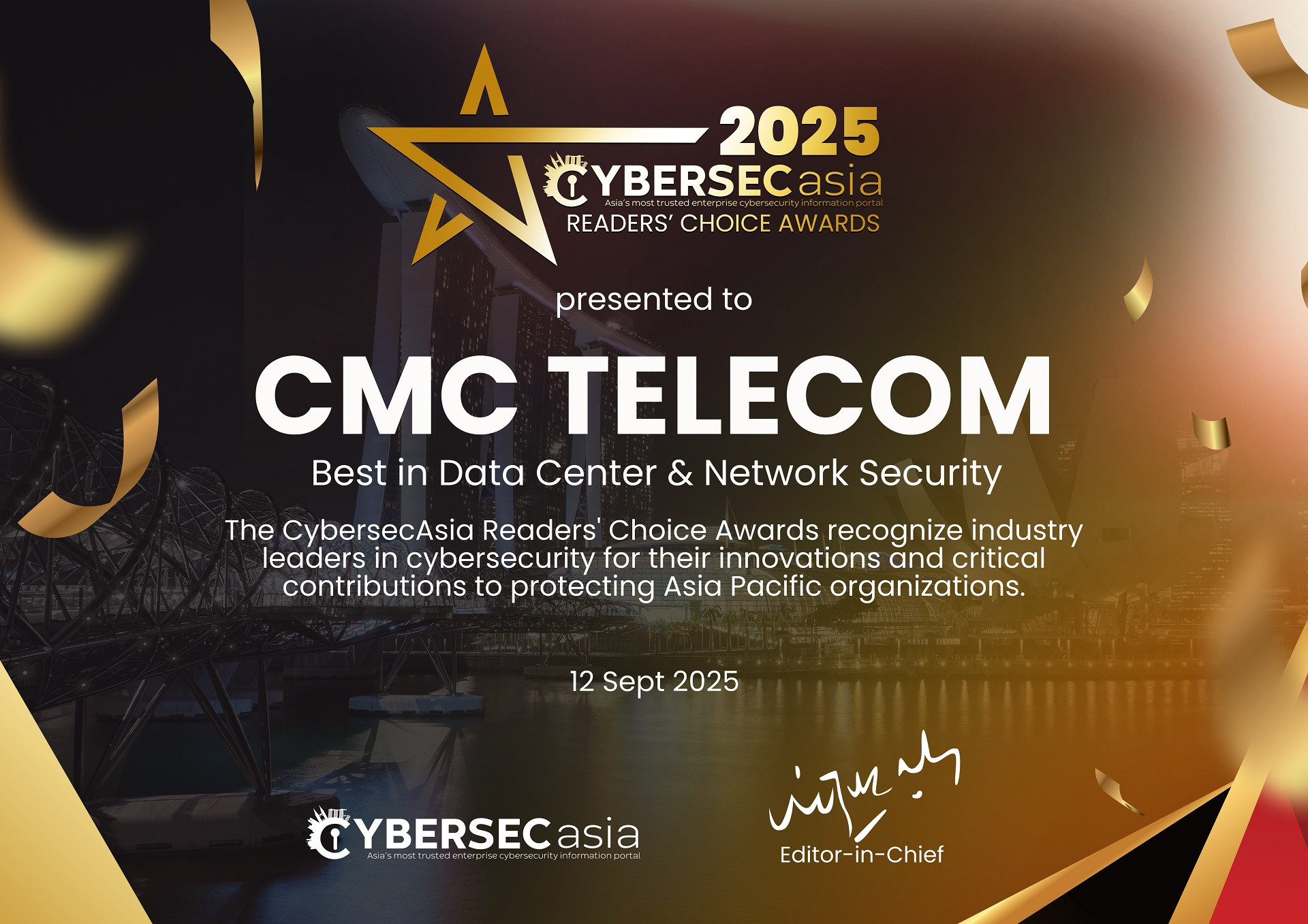 Chứng nhận của CMC Telecom
