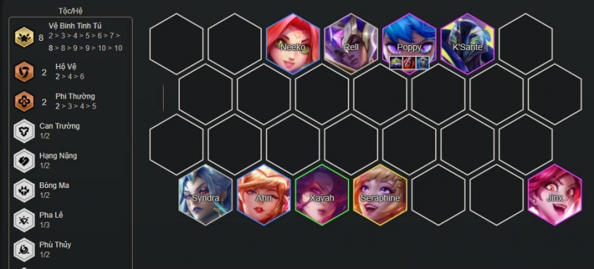 Reroll tìm tướng chủ lực cuối trận