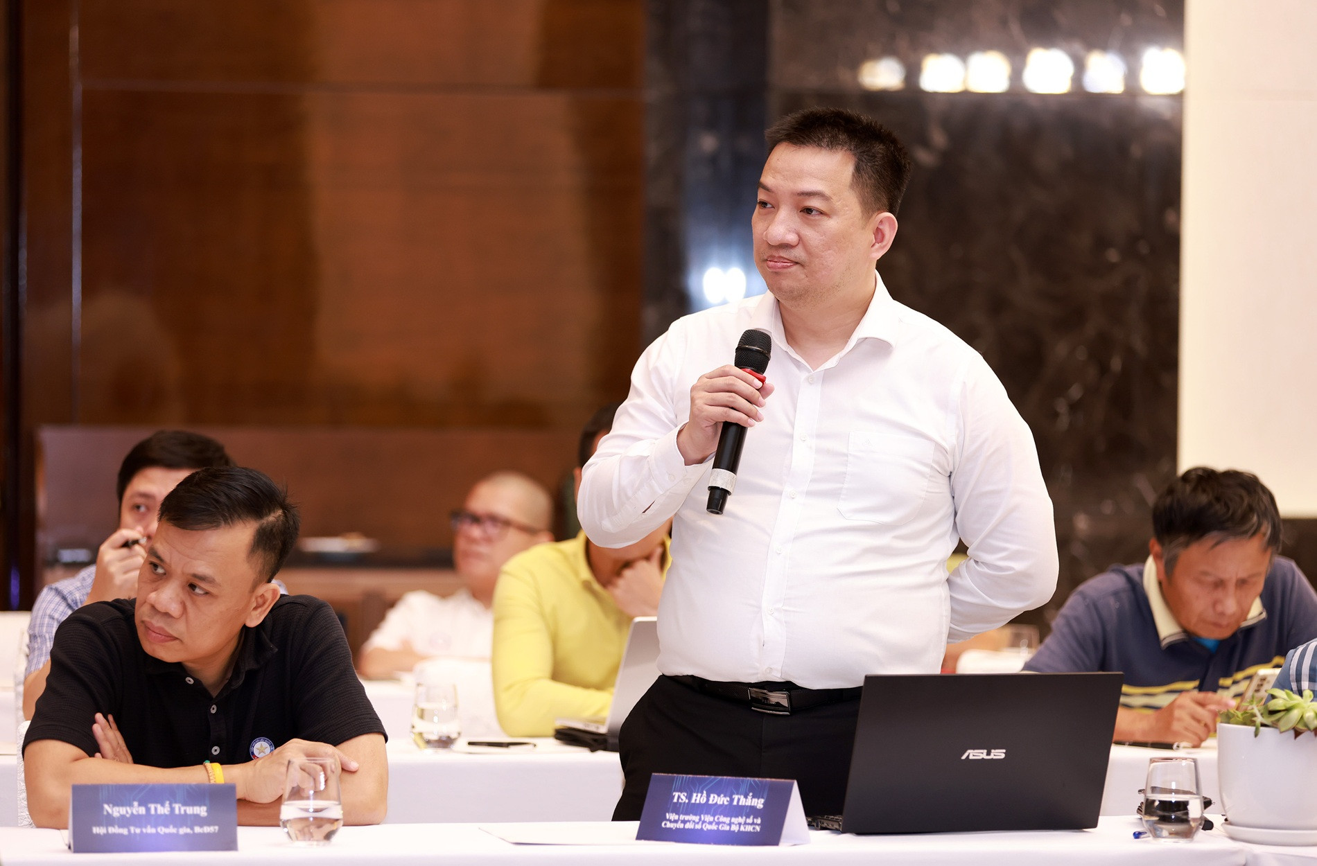 Ông Hồ Đức Thắng phát biểu tại hội thảo