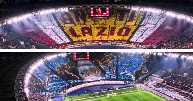 Bầu không khí derby nóng bỏng tại Rome