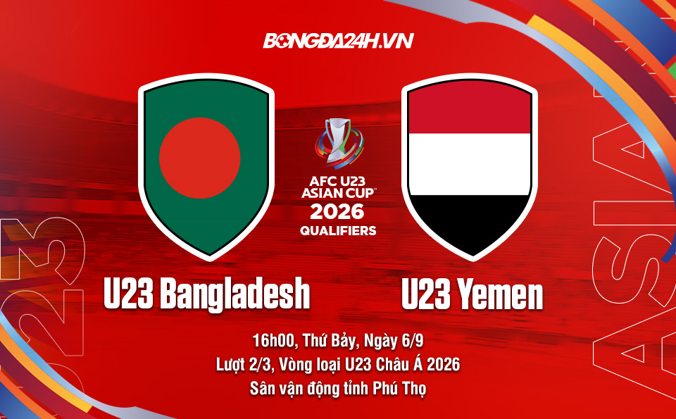 U23 Bangladesh vs U23 Yemen