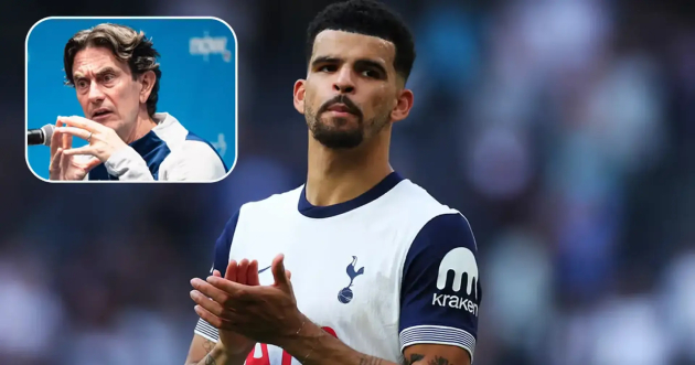 Tiền đạo Dominic Solanke trong màu áo Tottenham