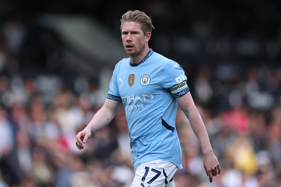 Kevin De Bruyne trong màu áo Man City