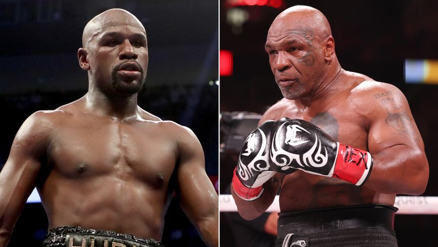 Tyson nhận lời đấu Mayweather (trái)