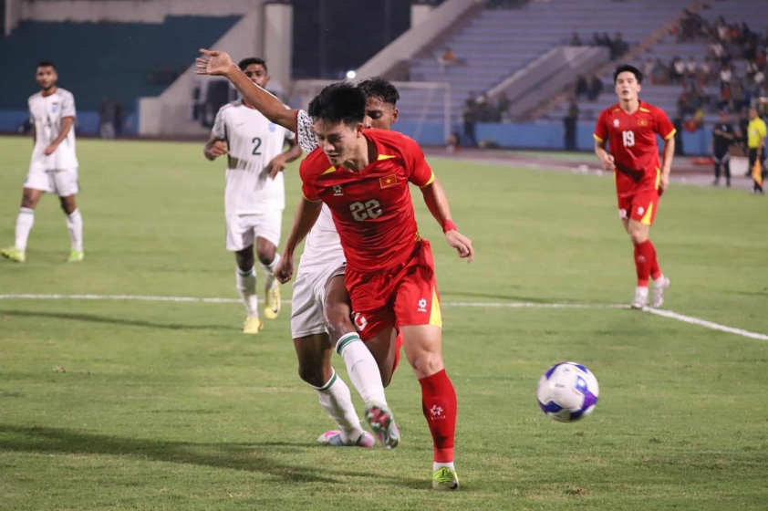Hình ảnh U23 Việt Nam thi đấu