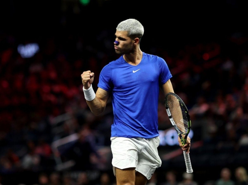 Carlos Alcaraz lọt top 5 tay vợt mang về nhiều điểm số nhất trong lịch sử Laver Cup