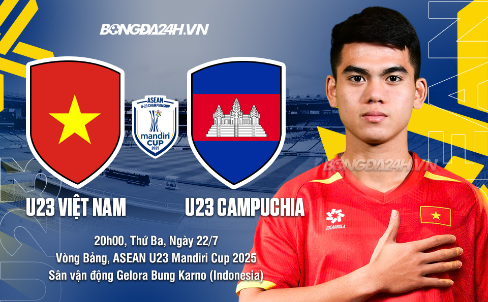 U23 Việt Nam vs U23 Campuchia