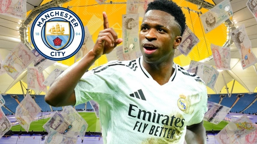 Man City quyết chi đậm cho Vinicius Jr