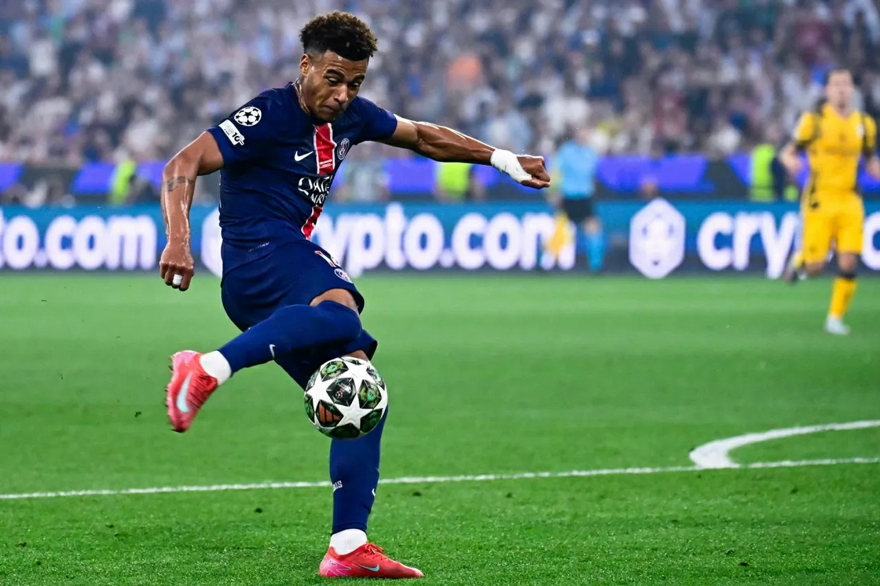 Doue là cầu thủ trẻ nhất tham gia 3 bàn thắng trong một trận chung kết Champions League