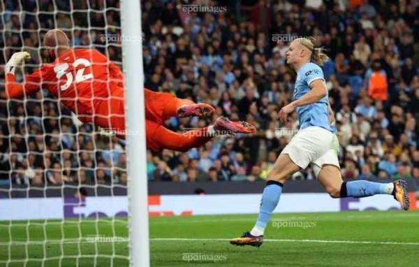 Haaland ghi bàn cho Man City